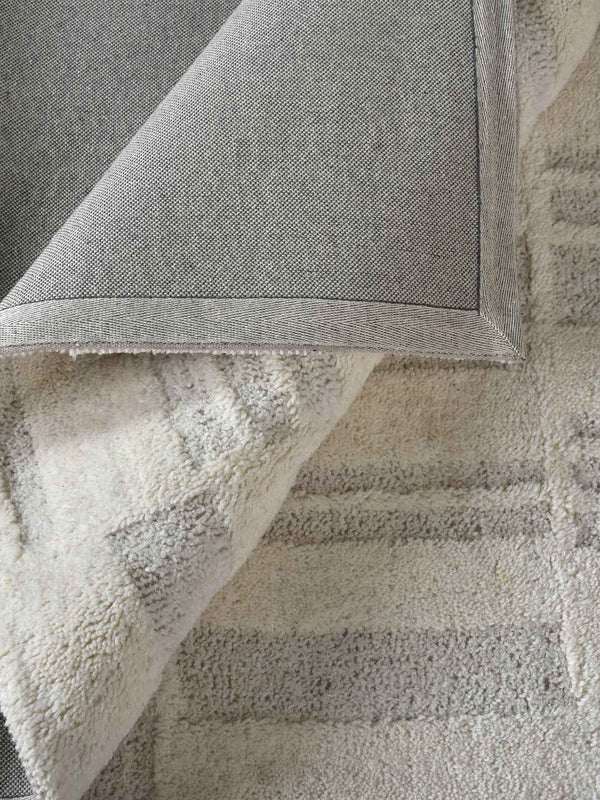 AALBORG RUG - NZ WOOL - TABLE TUFTED - IVORY