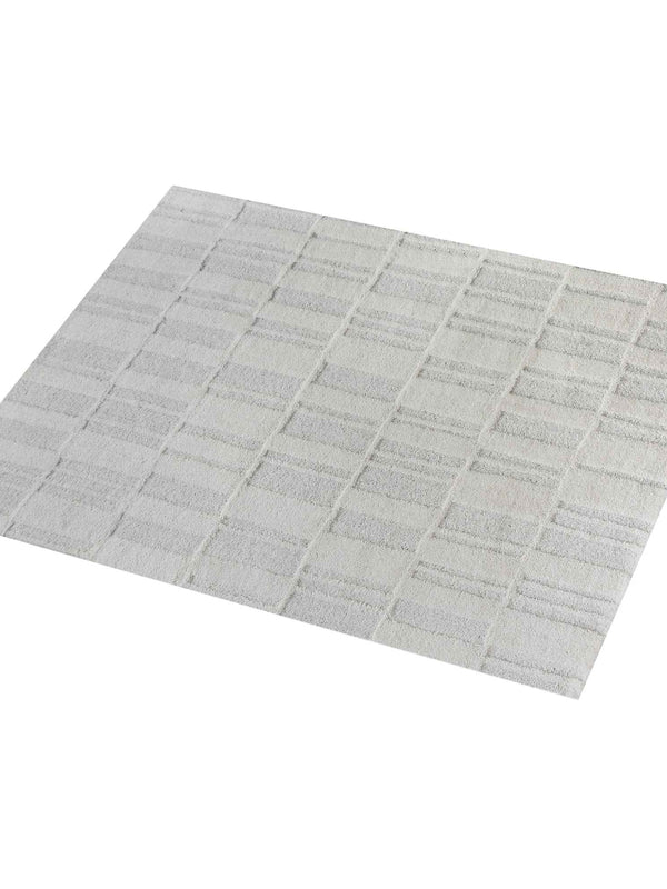 AALBORG RUG - NZ WOOL - TABLE TUFTED - IVORY