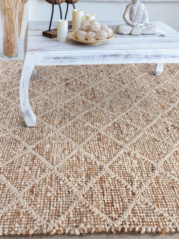 AMBLER RUG - JUTE/ WOOL