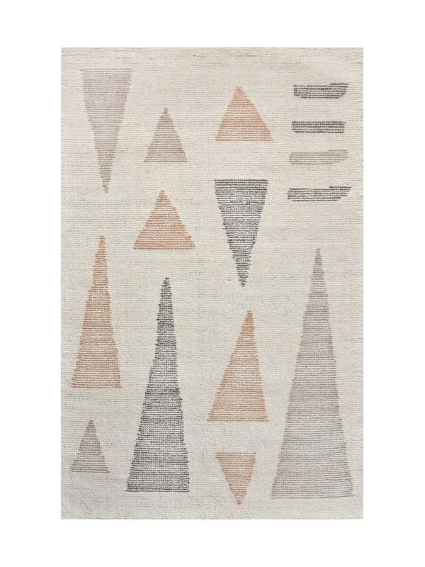 BAFING RUG - IVORY/MULTI - WOOL - HAND WOVEN, OVER TUFTED