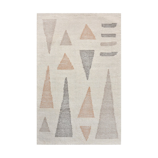 BAFING RUG - IVORY/MULTI - WOOL - HAND WOVEN, OVER TUFTED