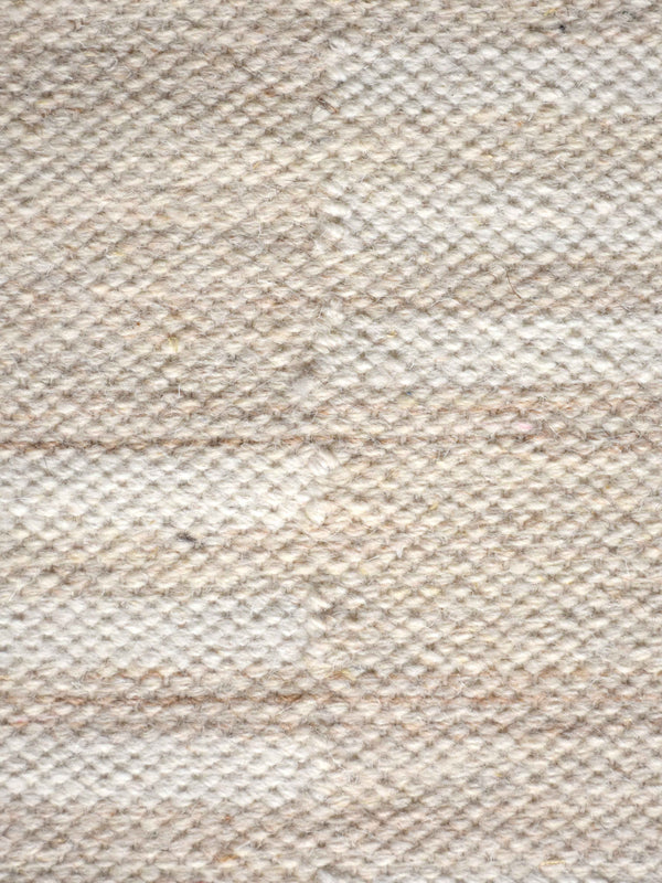 CHEREMSHAN RUG - IVORY - HANDWOVEN - WOOL