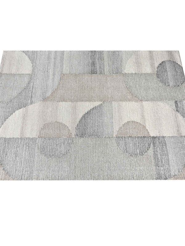 CUINI RUG - IVORY/BEIGE/GREY - WOOL - HAND WOVEN, OVER TUFTED