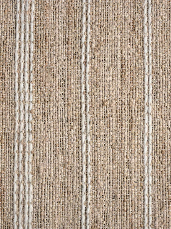 ENGANO RUG - WOOL/ JUTE -BLEACH/IVORY
