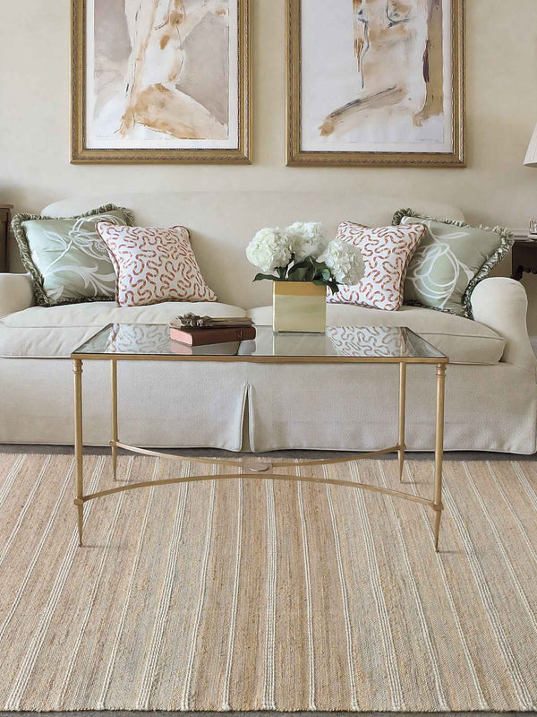 ENGANO RUG - WOOL/ JUTE -BLEACH/IVORY