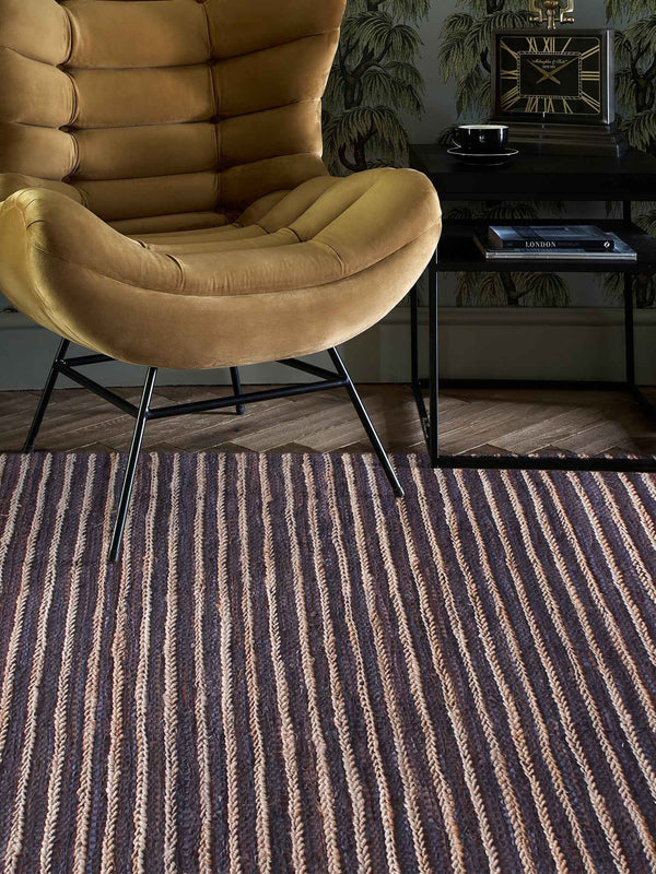 ESTELLA RUG - Hemp / Leather