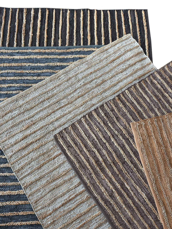 ESTELLA RUG - Hemp / Leather
