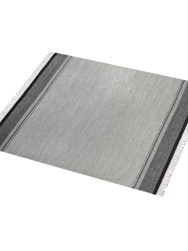 GAJAH RUG - GREY/ CHARCOAL - WOOL