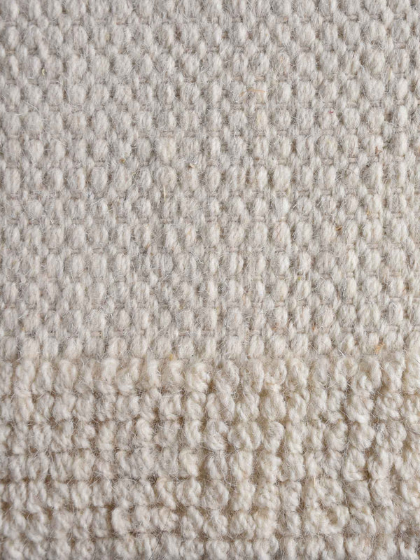 GILLARD RUG - WOOL - IVORY - HANDWOVEN