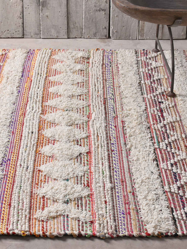 HYRAX RUG - WOOL/ RECYCLED FABRIC