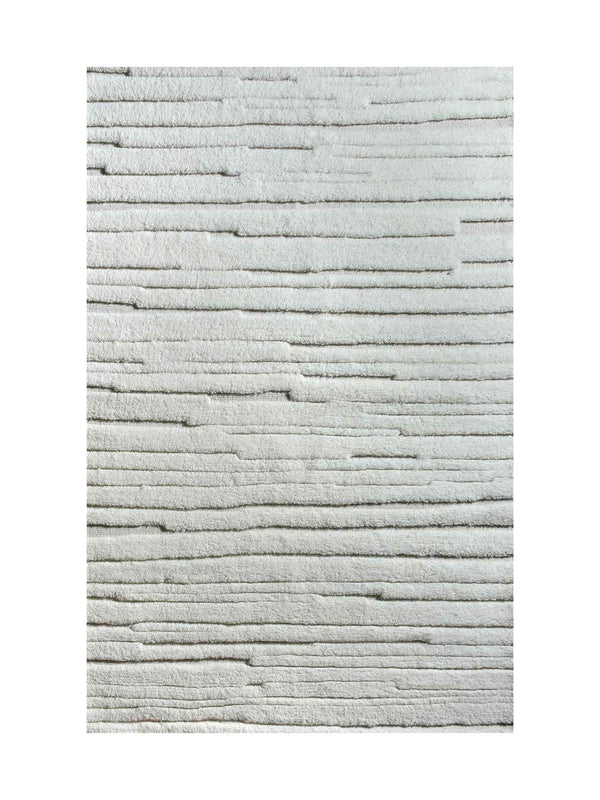 LYNDEN II RUG - NZ WOOL - HANDWOVEN - IVORY