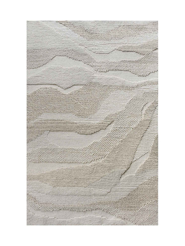 MOWSBURY RUG - WOOL - IVORY - HANDWOVEN