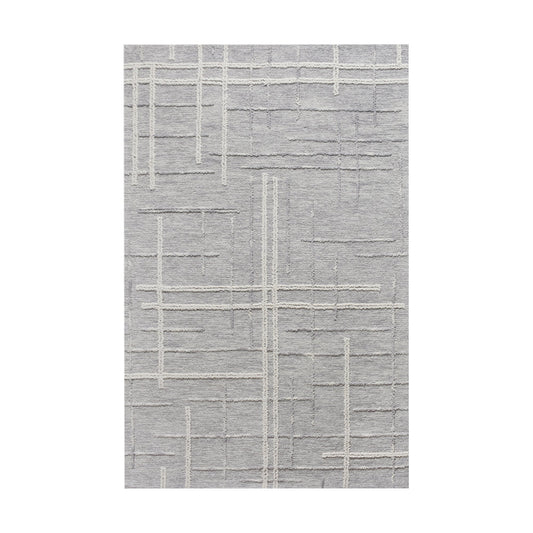OMRA RUG - WOOL - BLUE/IVORY