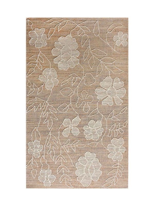 ORRELL RUG - NATURAL/IVORY- PUNJA KELIM - WOOL + JUTE