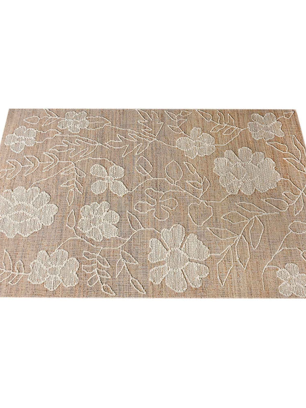 ORRELL RUG - NATURAL/IVORY- PUNJA KELIM - WOOL + JUTE
