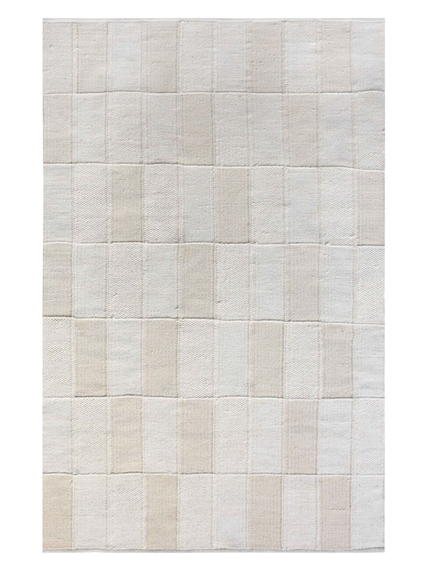RABACCA RUG - IVORY - HAND WOVEN - WOOL