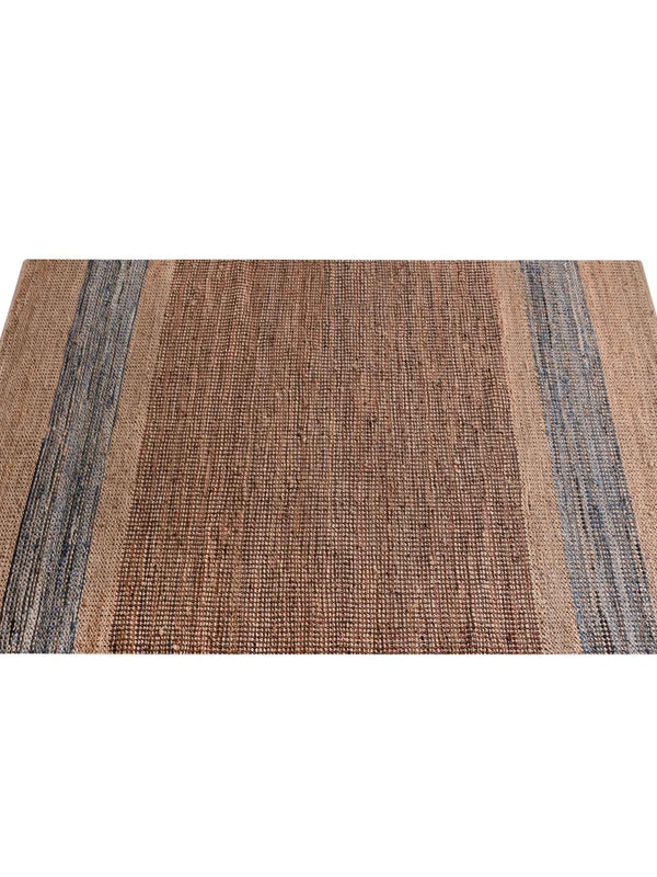 ROSEL RUG - JUTE/ LEATHER/ DENIM
