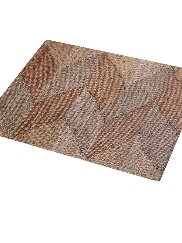 ROSENBERG RUG - JUTE/ LEATHER