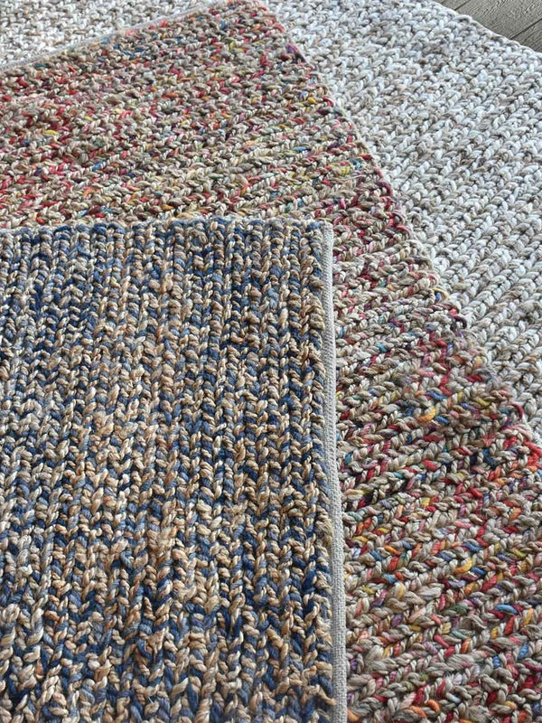 ROSLYN RUG - HEMP/ WOOL