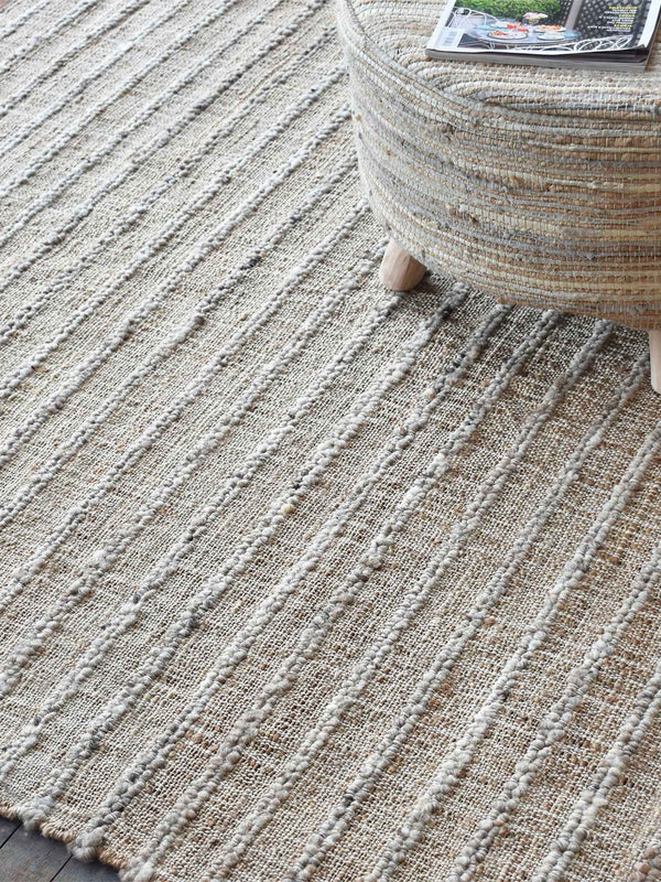 SALINA RUG - HEMP/ WOOL