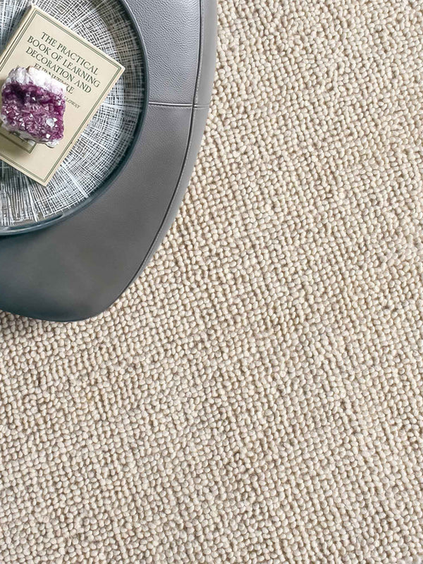 SPIKE RUG - WOOL - IVORY - HAND WOVEN