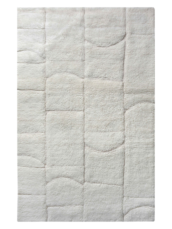 SYANNO RUG - NZ WOOL - TABLE TUFTED - IVORY