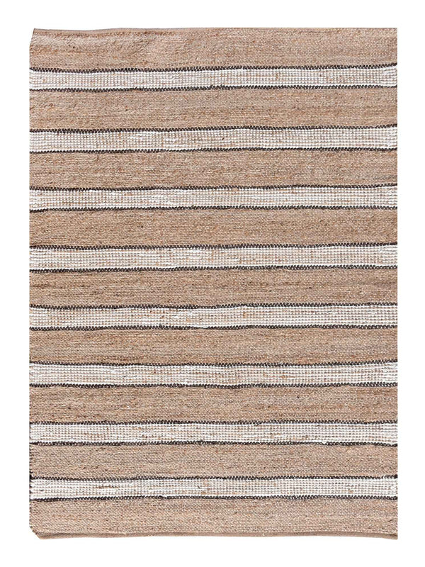 VINIUS RUG - HEMP/ LEATHER/ POLYESTER