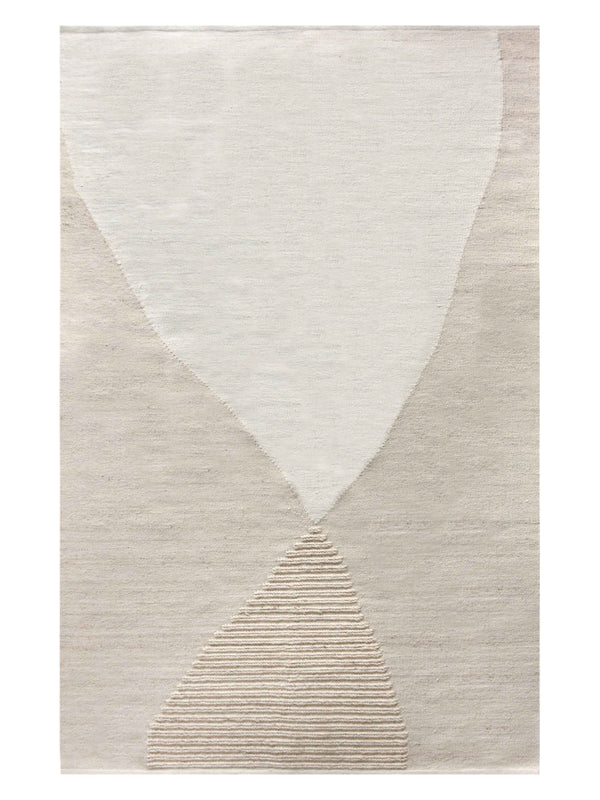 BAOULE RUG - IVORY - HAND WOVEN - WOOL