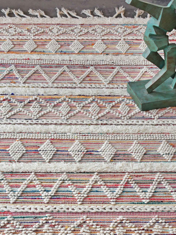 TIMSON RUG - WOOL/ RECYCLED FABRIC