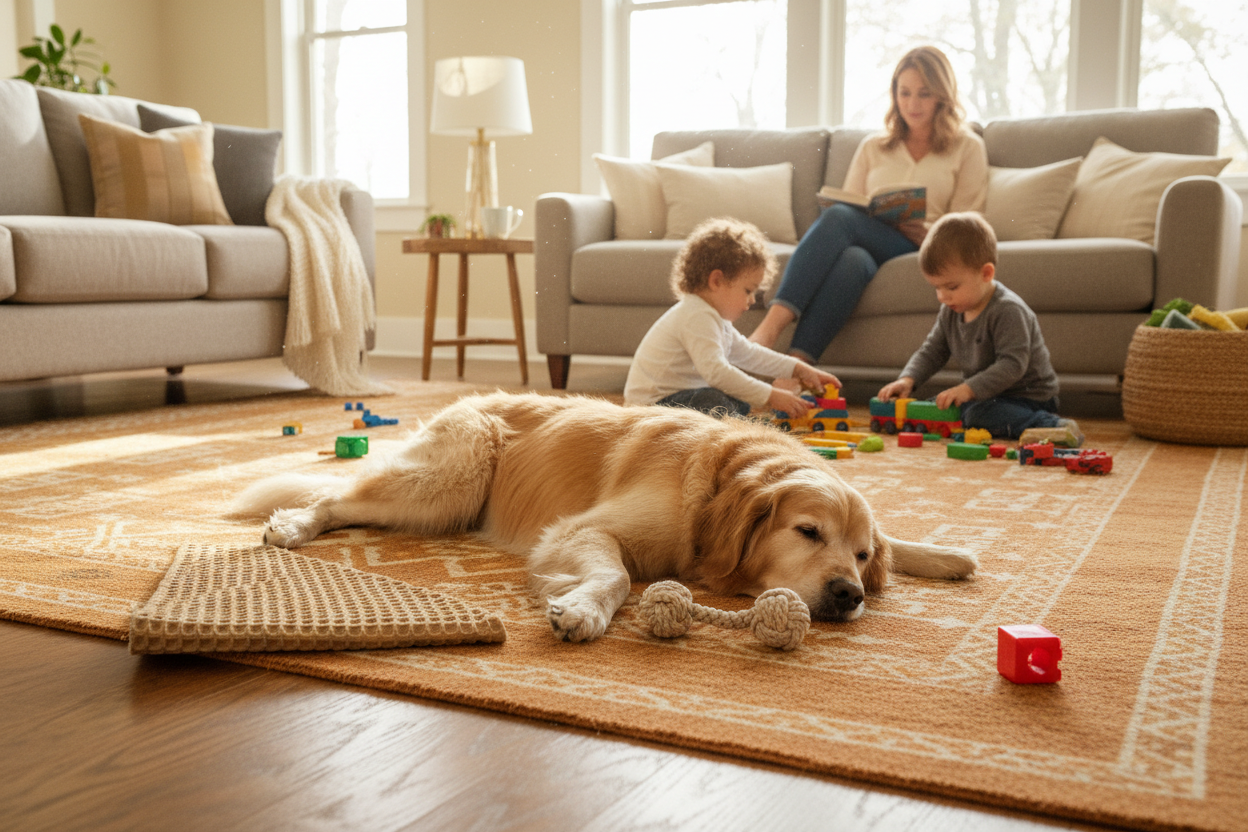 The Best Rugs for High-Traffic Areas, Pets and Kids