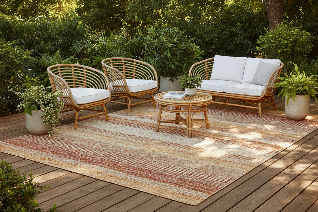 How to Choose an Outdoor Rug (and Make It Last)