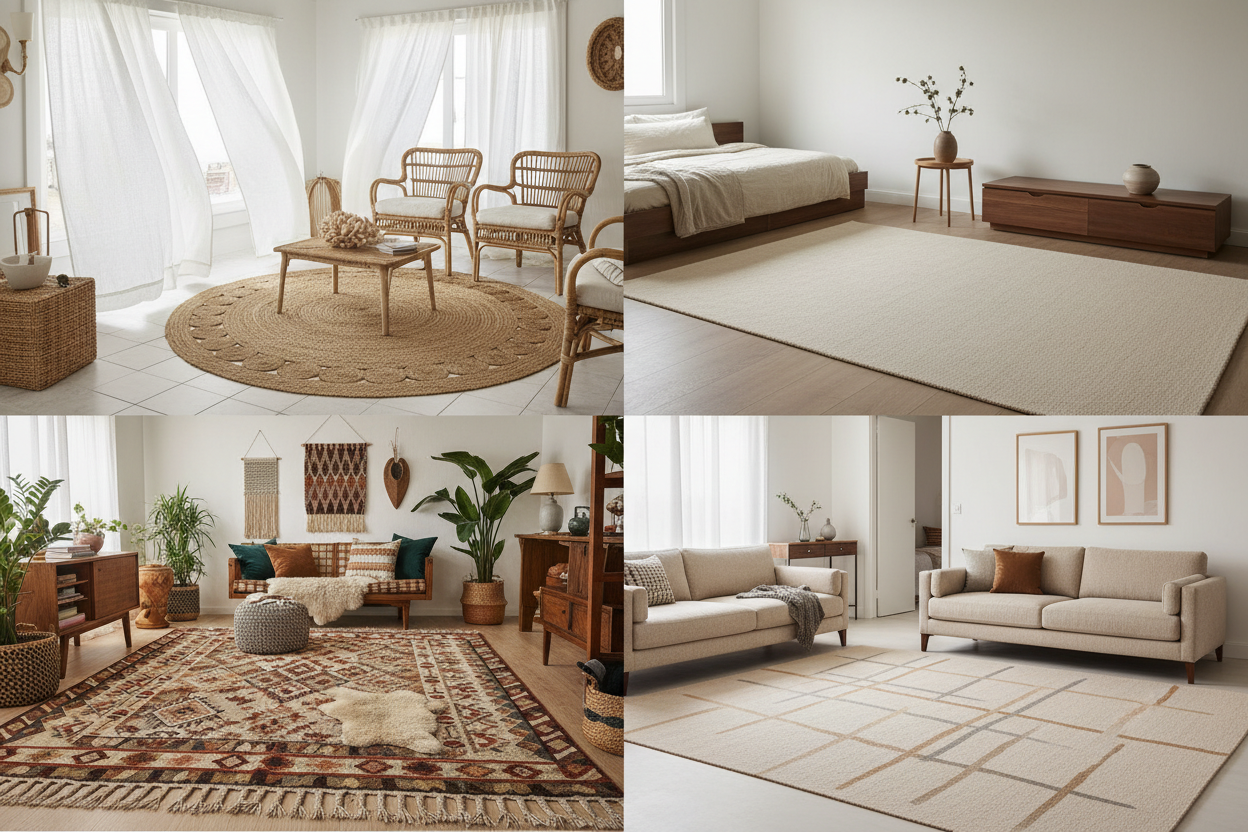 Coastal, Japandi, Boho or Minimal? How to Choose a Rug for Your Interior Style