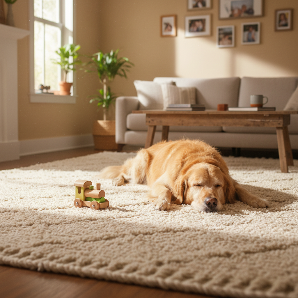 Pet Friendly Rugs collection, featuring handwoven rugs in natural fibers suitable for homes with pets