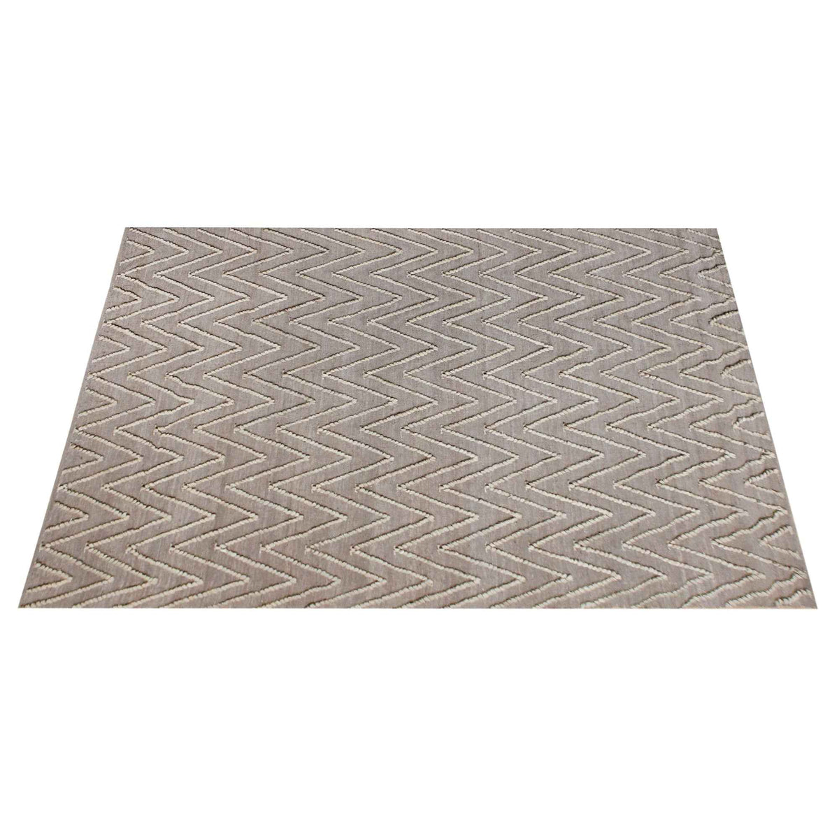 Monolith & Heart Gavel Hand-Woven Hemp Rug, Natural