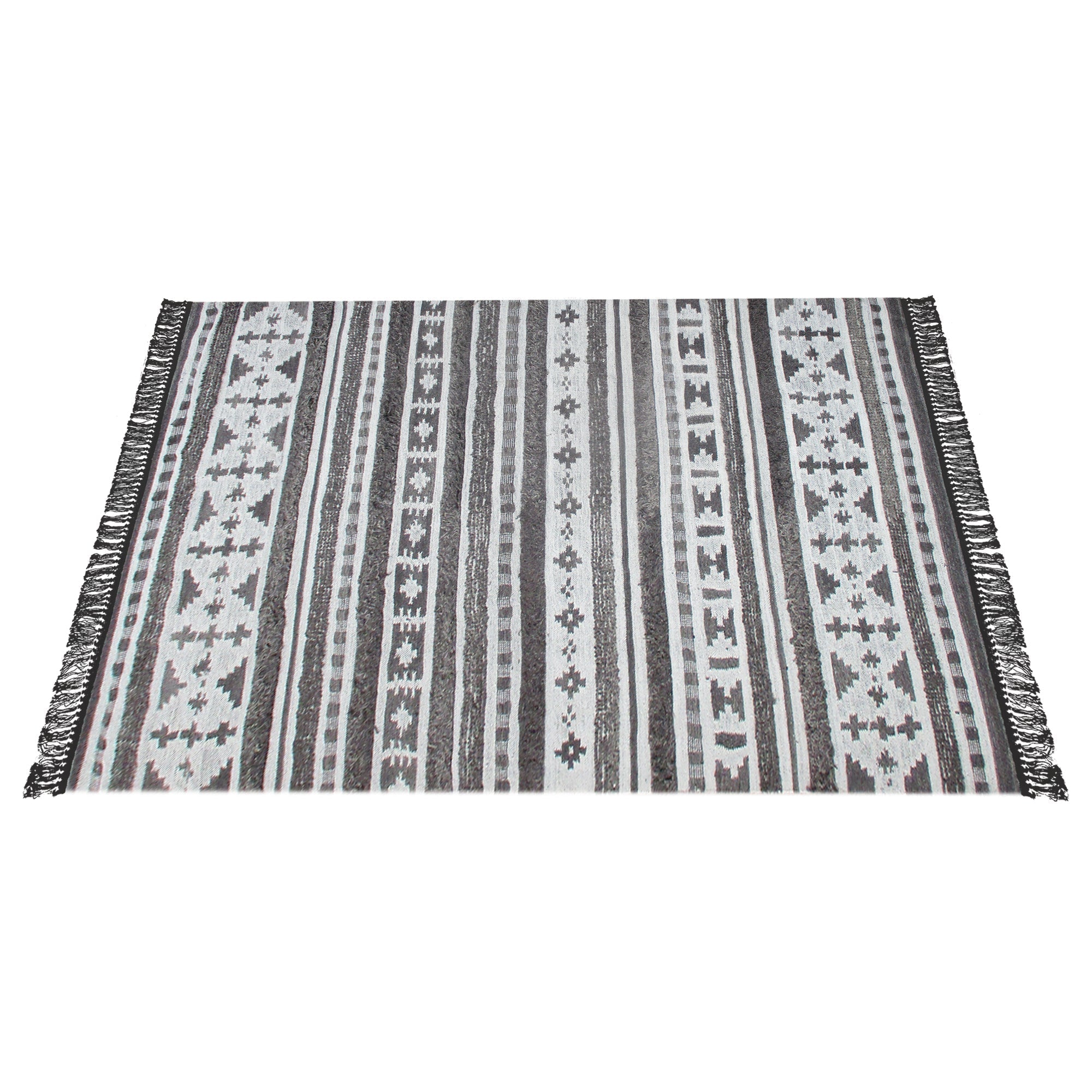 Area Rug, Bedroom Rug, Living Room Rug, Living Area Rug, Indian Rug, Office Carpet, Office Rug, Shop Rug Online, Wool, Charcoal, Natural White, Pitloom, Cut And Loop, intricate