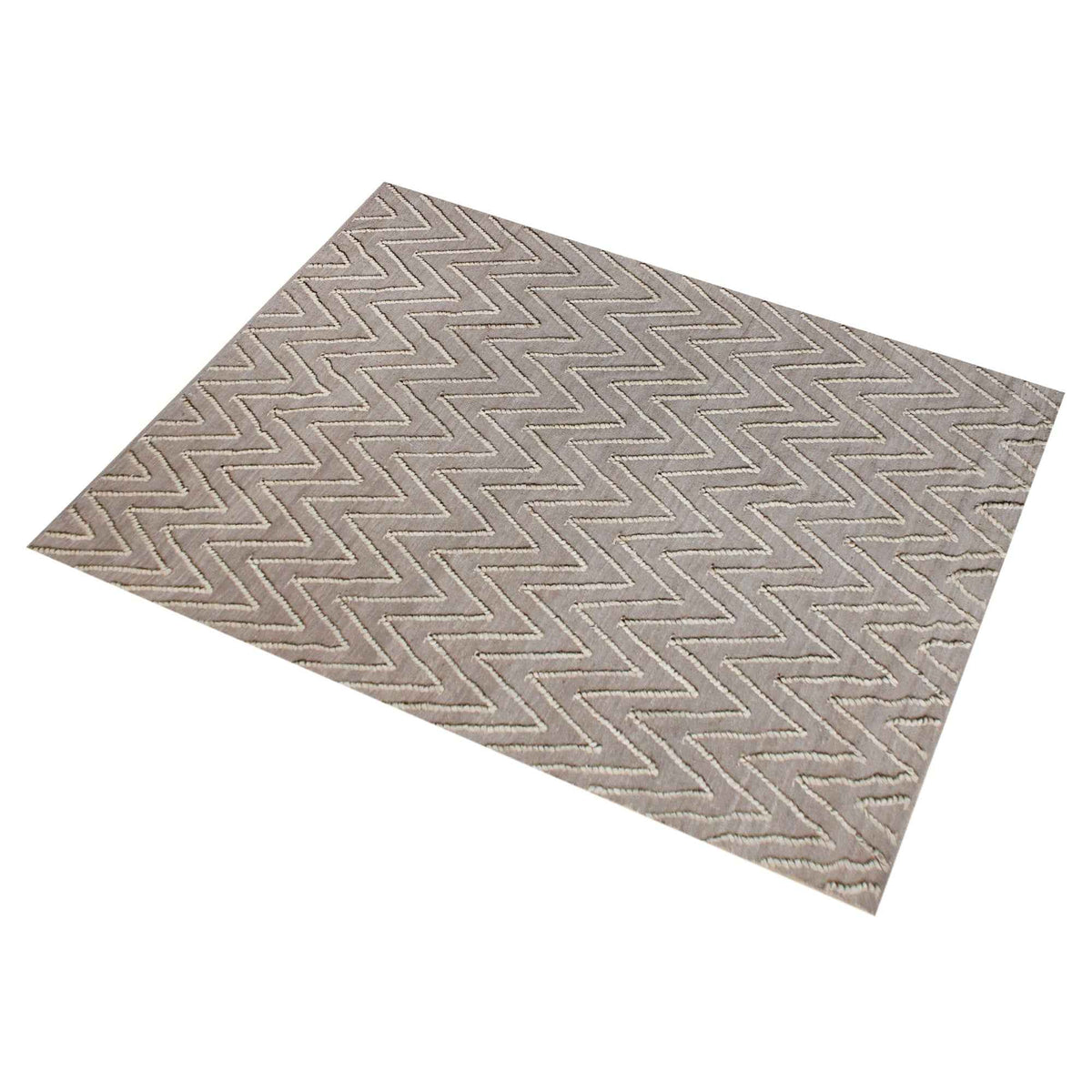 Monolith & Heart Gavel Hand-Woven Hemp Rug, Natural