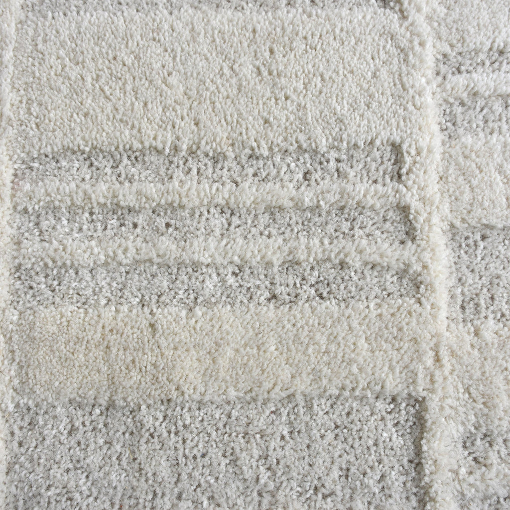 AALBORG RUG - NZ WOOL - TABLE TUFTED - IVORY