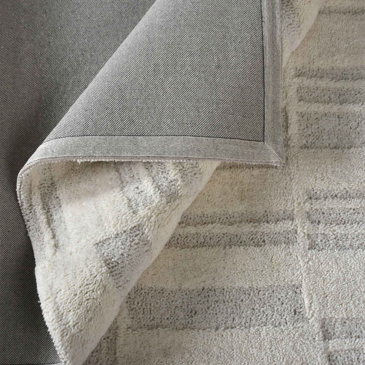 Monolith & Heart Aalborg Table-Tufted New Zealand Wool Rug, Ivory