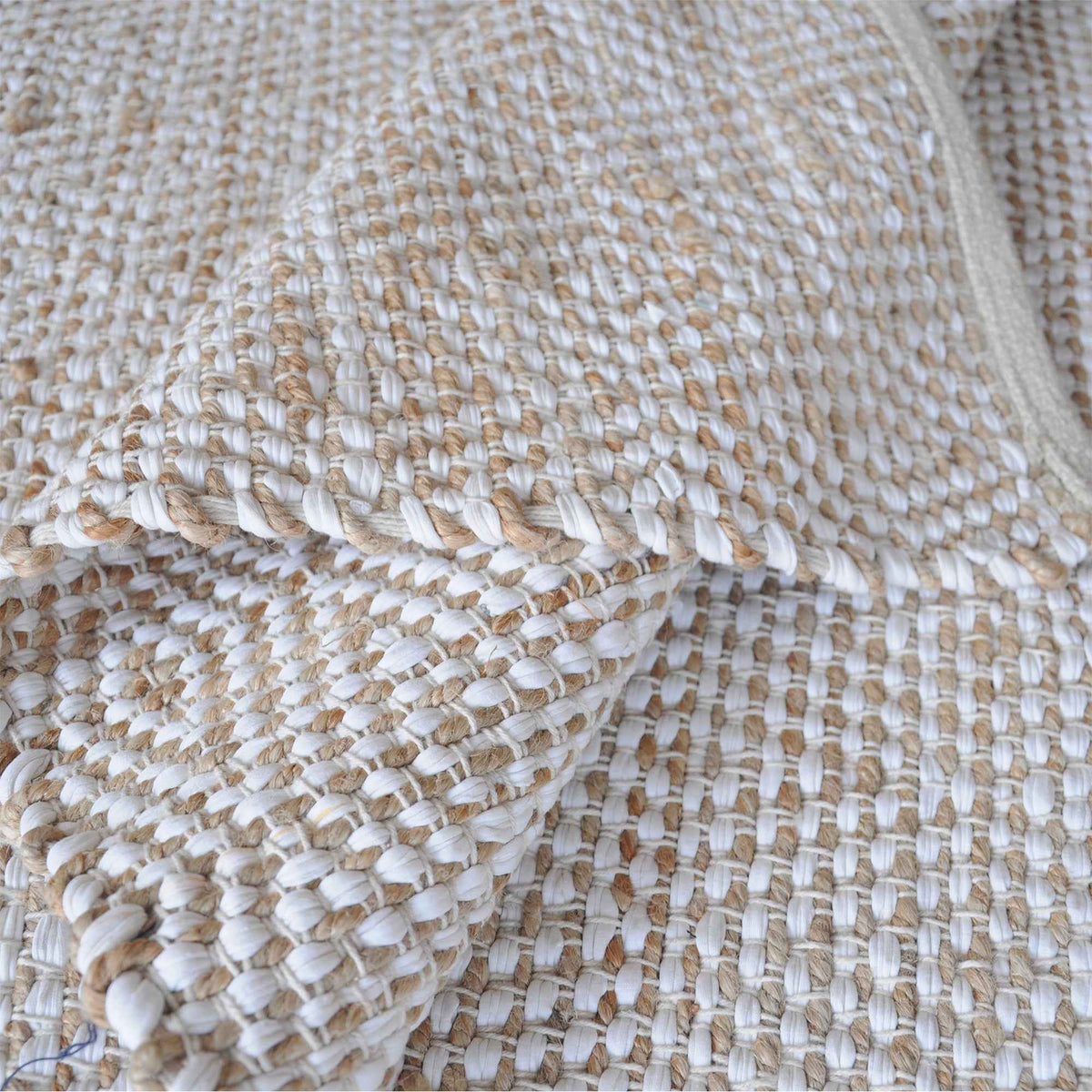 Monolith & Heart Abella Hand-Woven Hemp & Cotton Rug, Multiple Colours