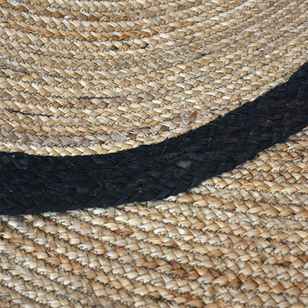 Monolith & Heart Afono Braided Jute & Recycled Fabric Rug, Multiple Colours
