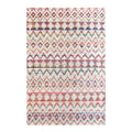 Area Rug, Bedroom Rug, Living Room Rug, Living Area Rug, Indian Rug, Office Carpet, Office Rug, Shop Rug Online, Wool, Recycled Fabric, Natural White, Multi, Pitloom, Flat Weave, geometric
