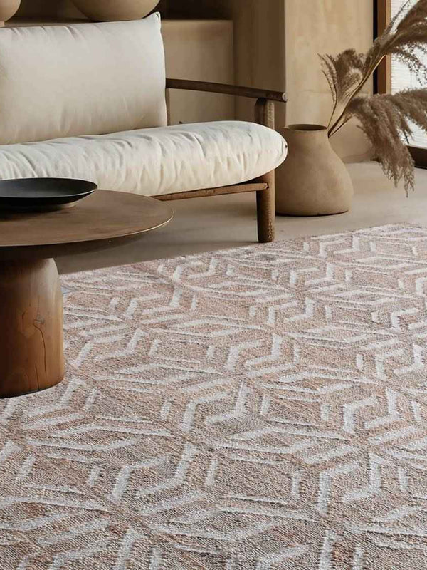 AKUGBE - NATURAL/IVORY - PUNJA KELIM - JUTE + WOOL