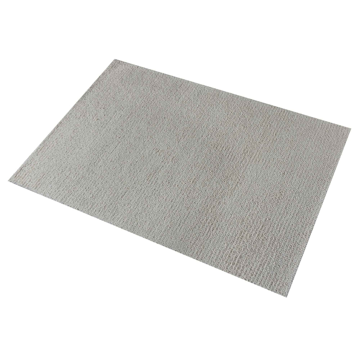 Monolith & Heart Alazan Hand-Woven Wool Rug, Natural White
