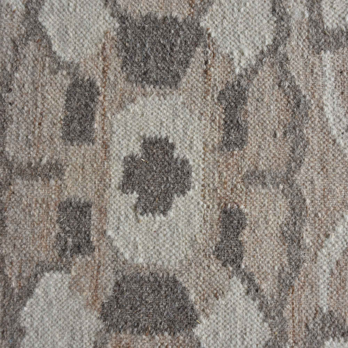 Monolith & Heart Aldford Punja Kelim Wool Rug, Natural