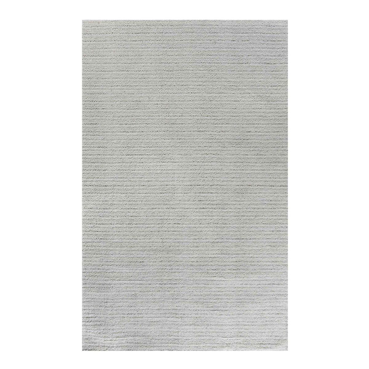 Monolith & Heart Aletha Hand-Woven Wool Rug, Natural White, High Pile