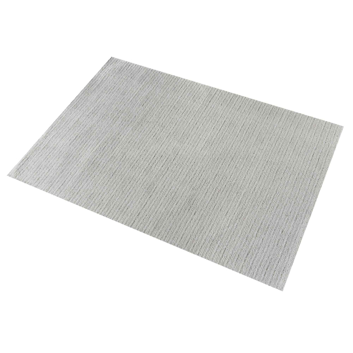 Monolith & Heart Aletha Hand-Woven Wool Rug, Natural White, High Pile