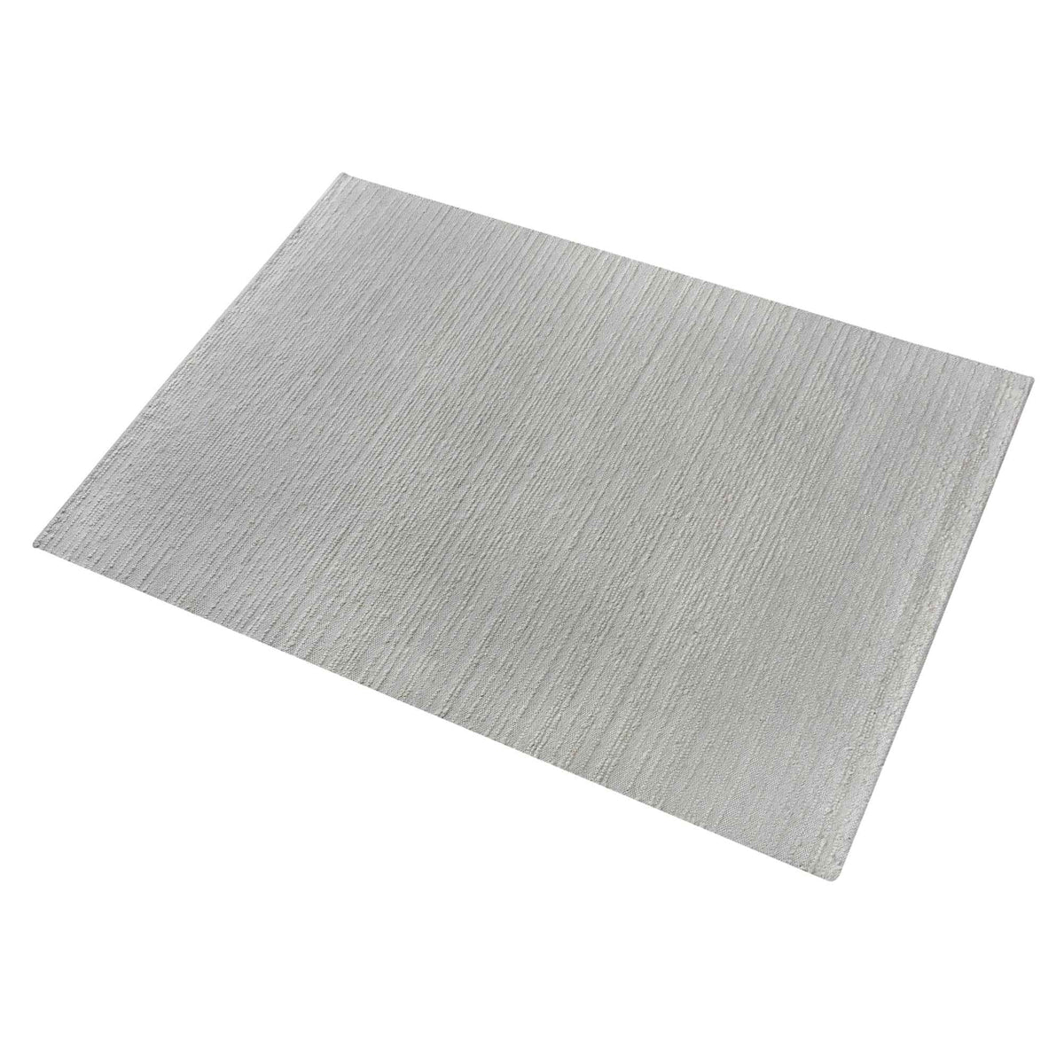 Monolith & Heart Alguno Hand-Woven New Zealand Wool Rug, Natural White