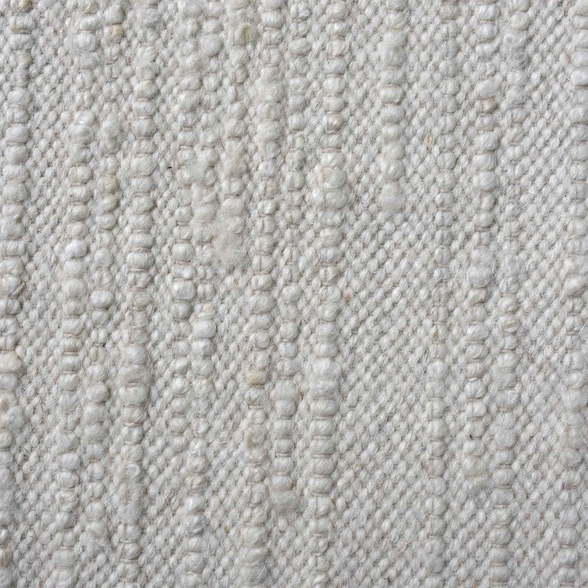 Monolith & Heart Alguno Hand-Woven New Zealand Wool Rug, Natural White