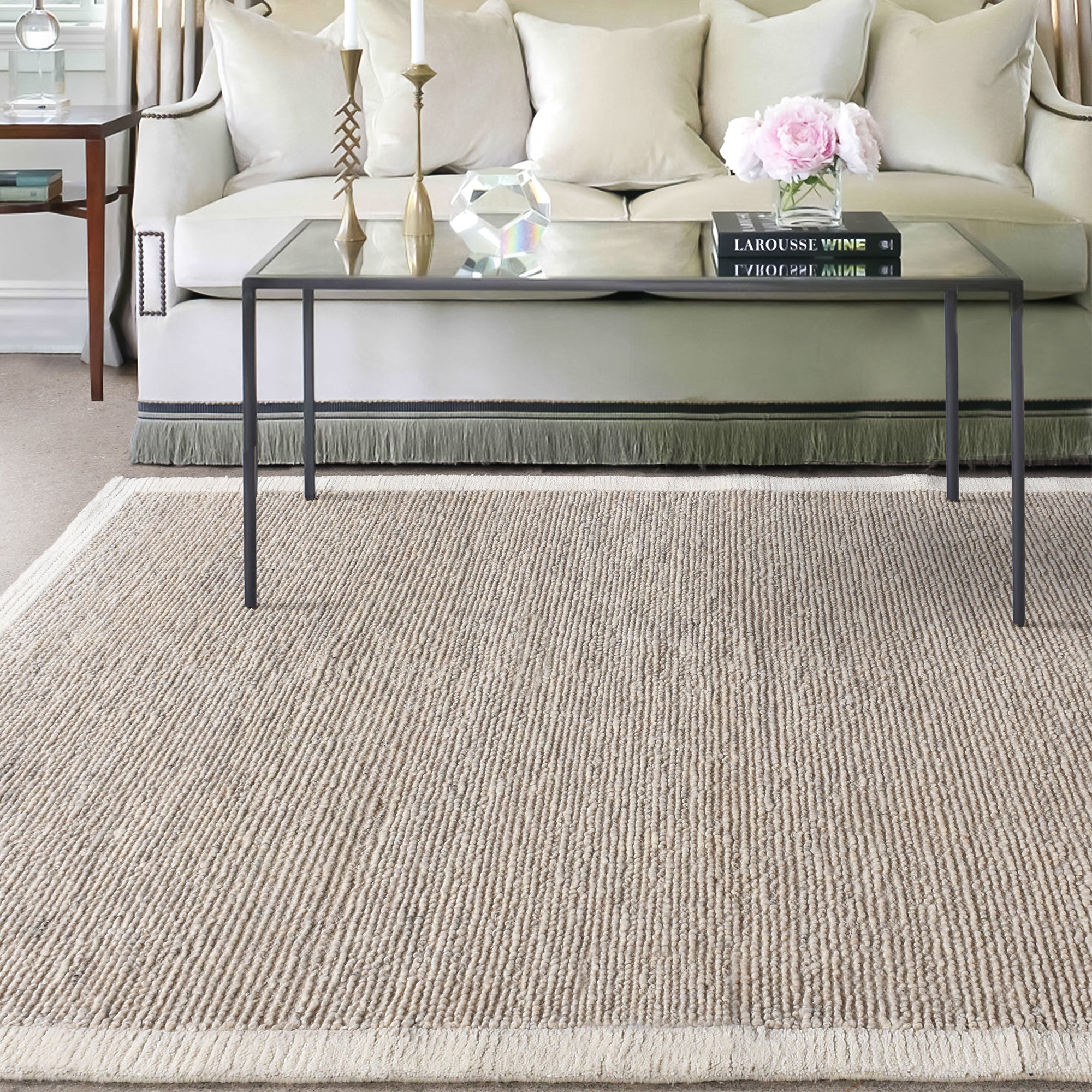 Area Rug, Bedroom Rug, Living Room Rug, Living Area Rug, Indian Rug, Office Carpet, Office Rug, Shop Rug Online, Nz Wool, Natural White, Punja, Cut And Loop, rustic