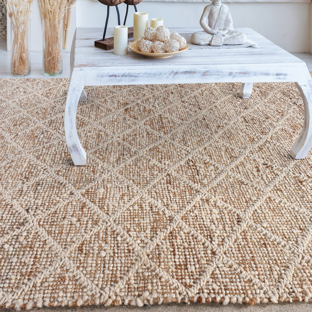 AMBLER RUG - JUTE/ WOOL